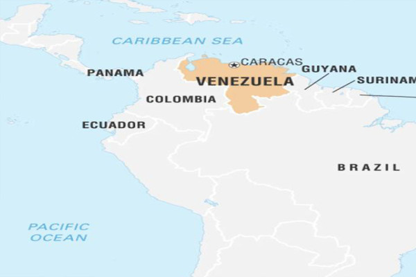 विश्व नक्सामा भेनेजुएला कहाँ छ ? जनसंख्या कति छ ?